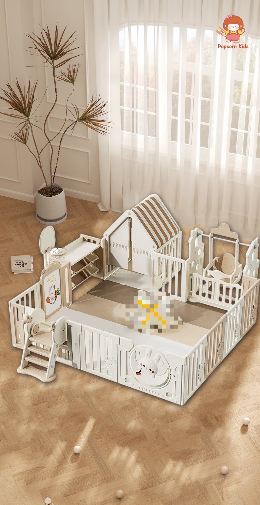 Lunar Bunny Playpen