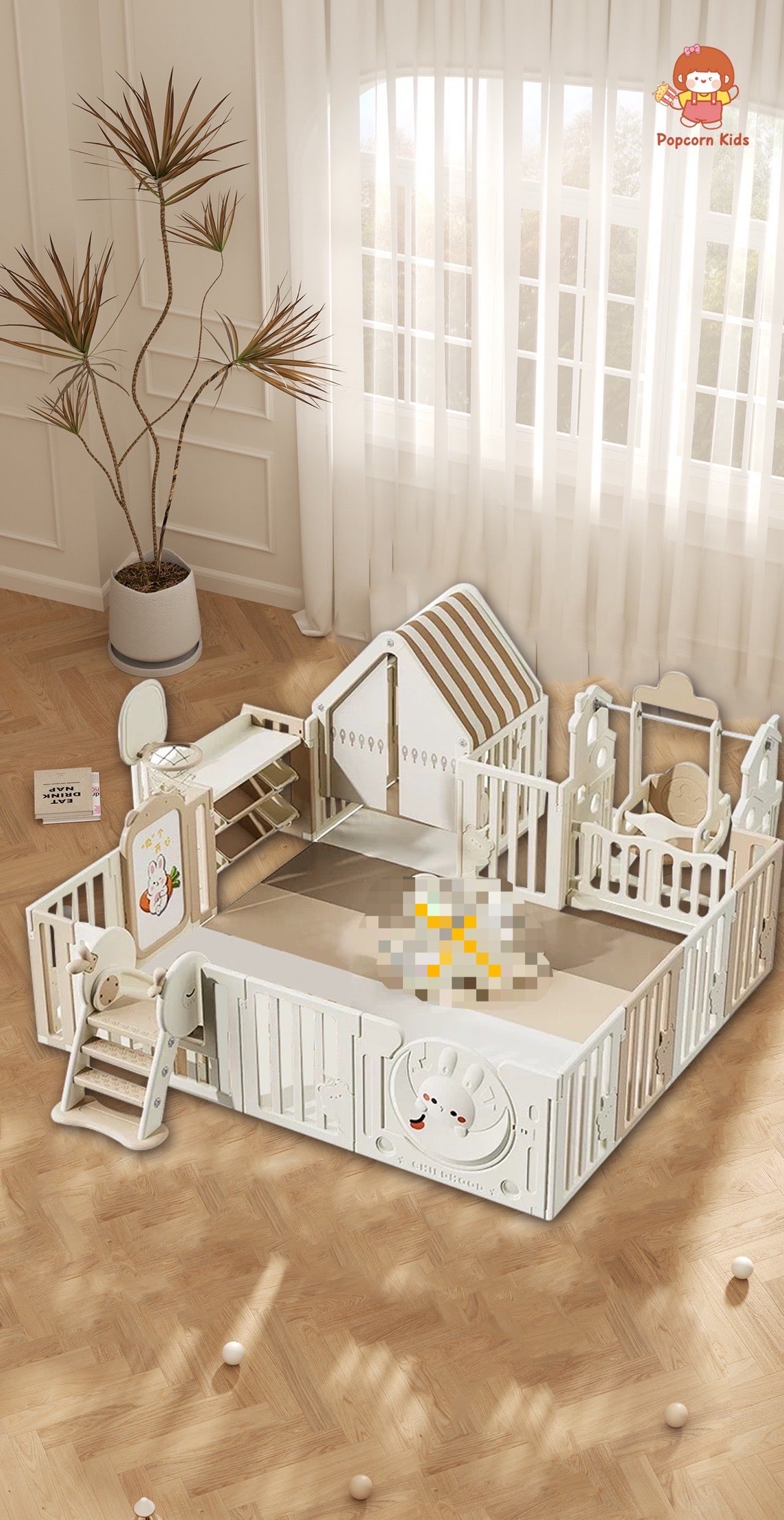 Lunar Bunny Playpen