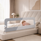 No-Drill Adjustable Baby Bed Rail Guard