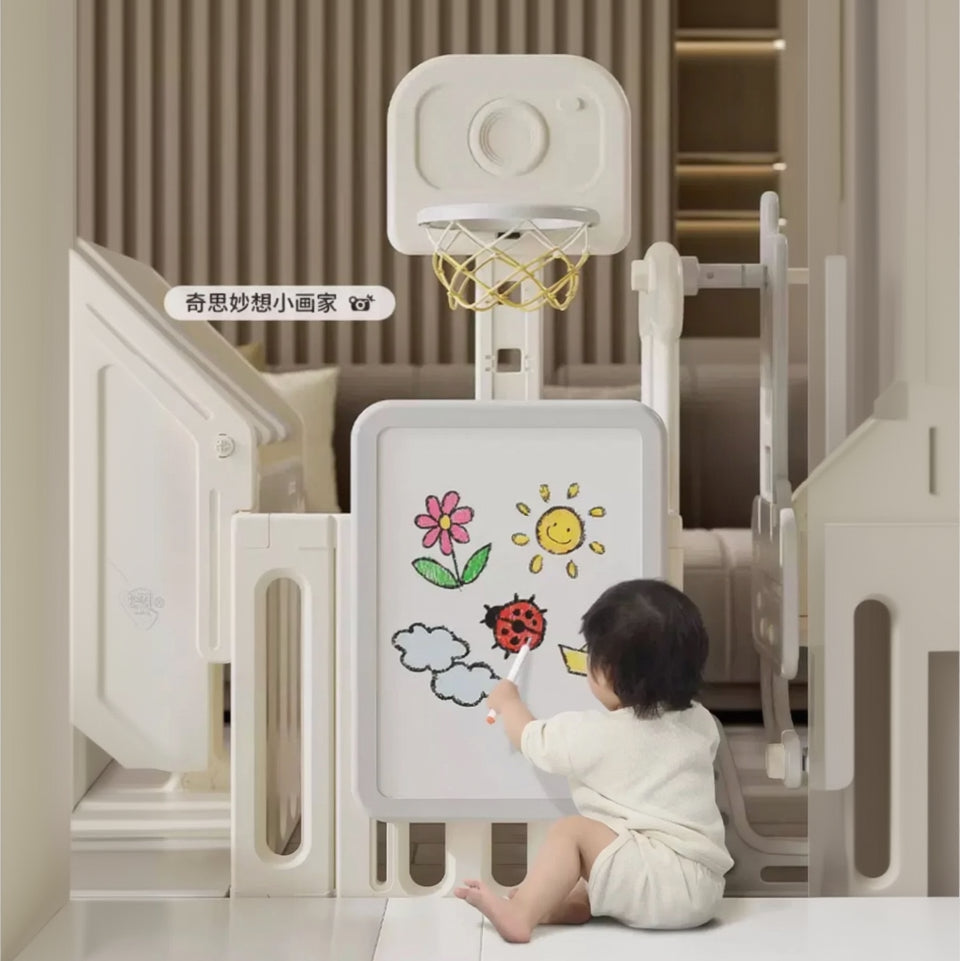 Drawing Board & Basketball Hoop Panel