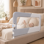 No-Drill Adjustable Baby Bed Rail Guard