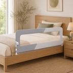 No-Drill Adjustable Baby Bed Rail Guard