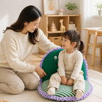 Green Smiley Adjustable Kids Chair