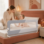 No-Drill Adjustable Baby Bed Rail Guard