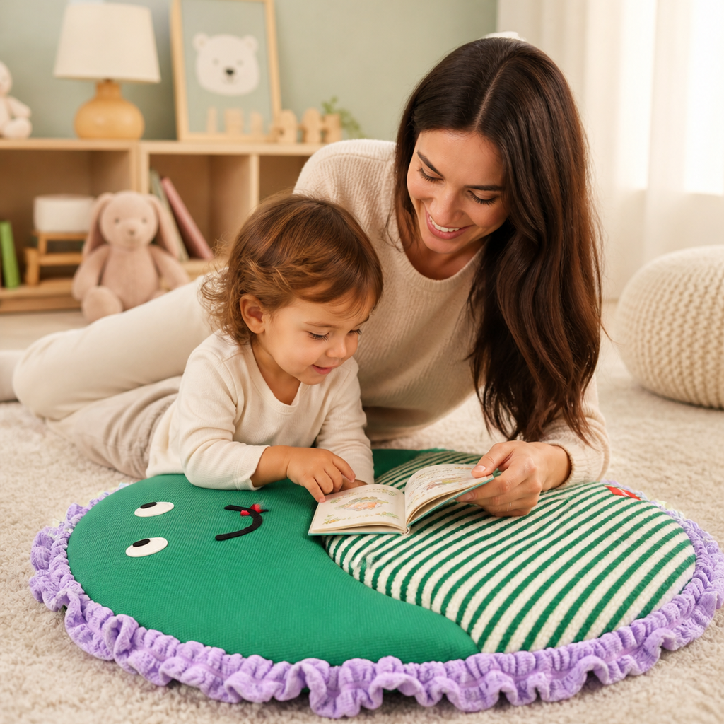 Green Smiley Adjustable Kids Chair