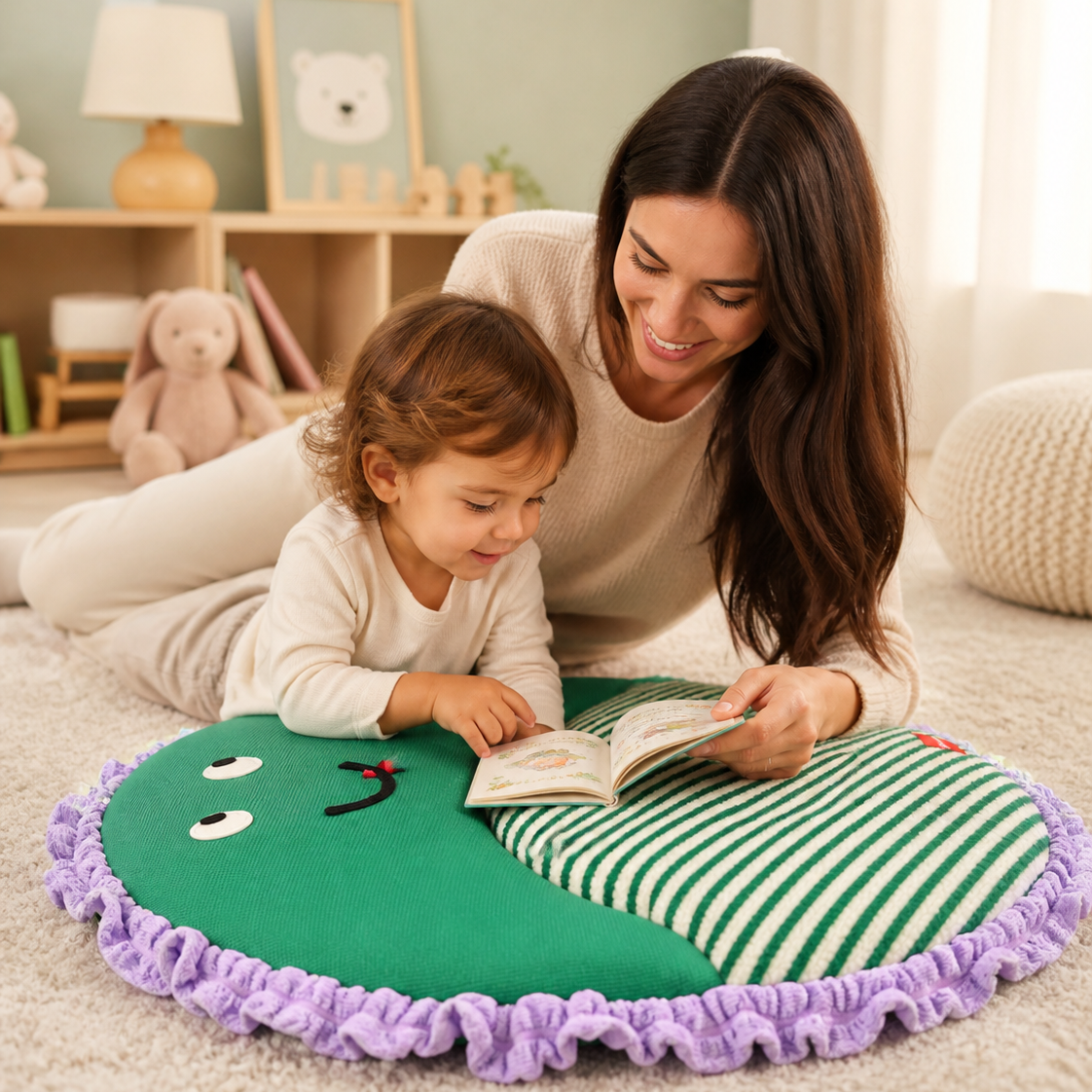 Green Smiley Adjustable Kids Chair