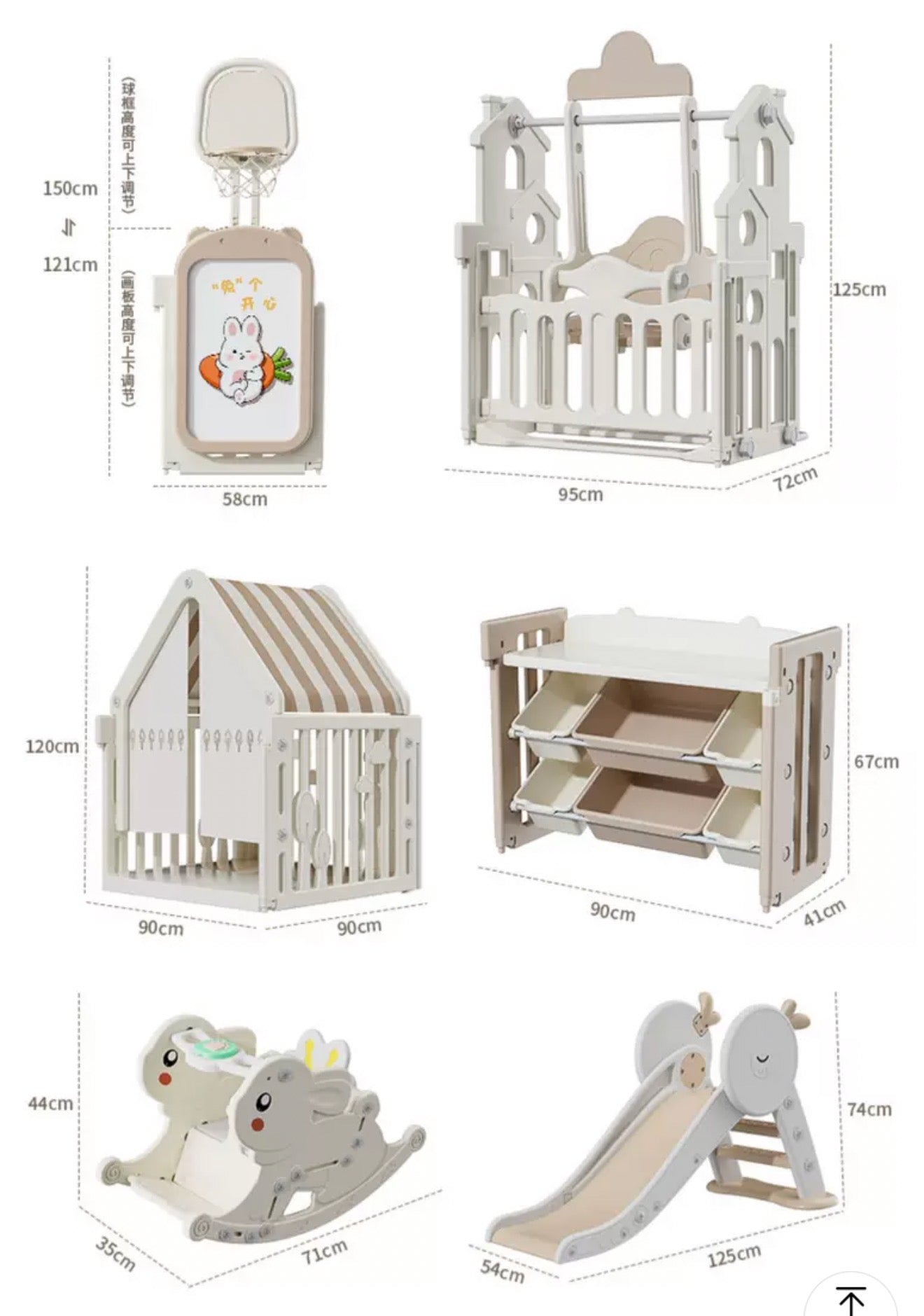 Luxury Bunny Playground Set